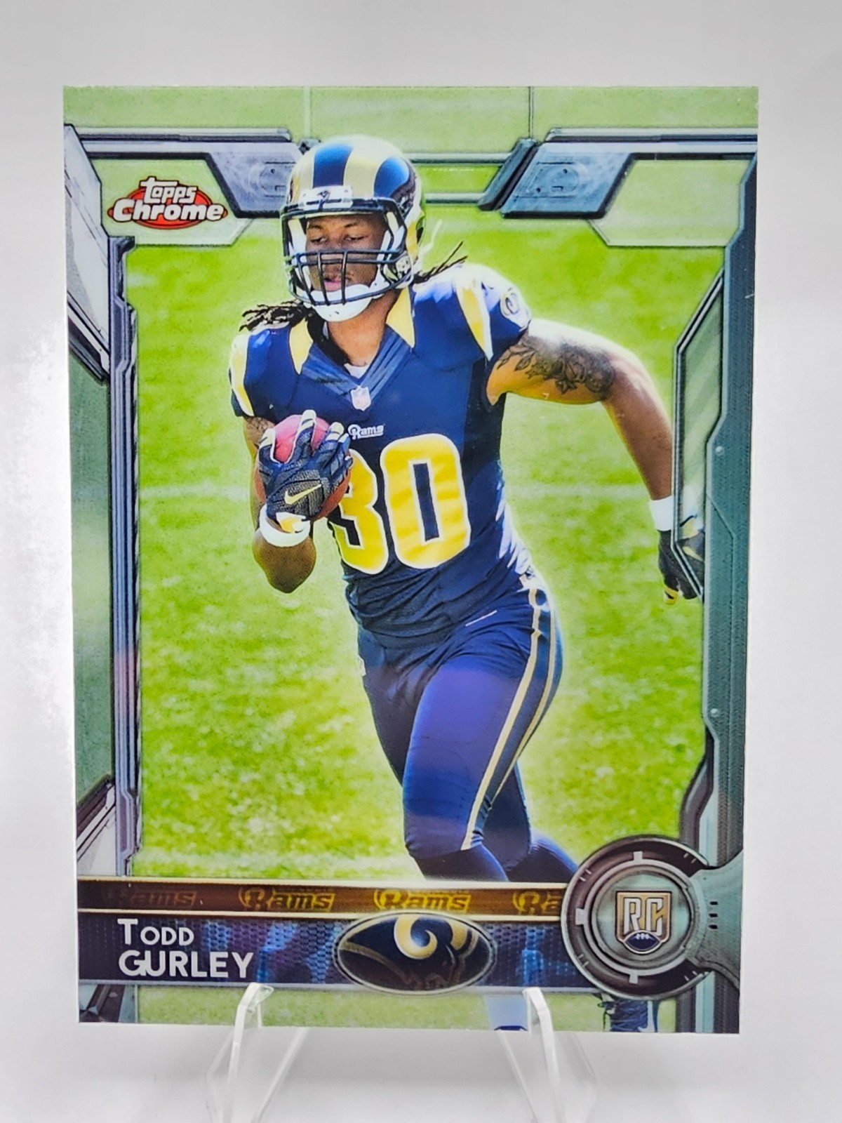 2015 Topps Chrome Todd Gurley Rookie RC St. Louis Rams