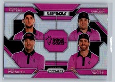 2024 panini prizm liv golf pieters/watson/uihlein/wolff silver prizm #64