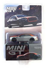 chase! MINI GT 1:64 Bentley Flying Spur Orange Flame / Onyx Black Model MGT00991