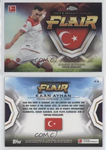2019-20 Topps Chrome Bundesliga International Flair Kaan Ayhan #IF-18