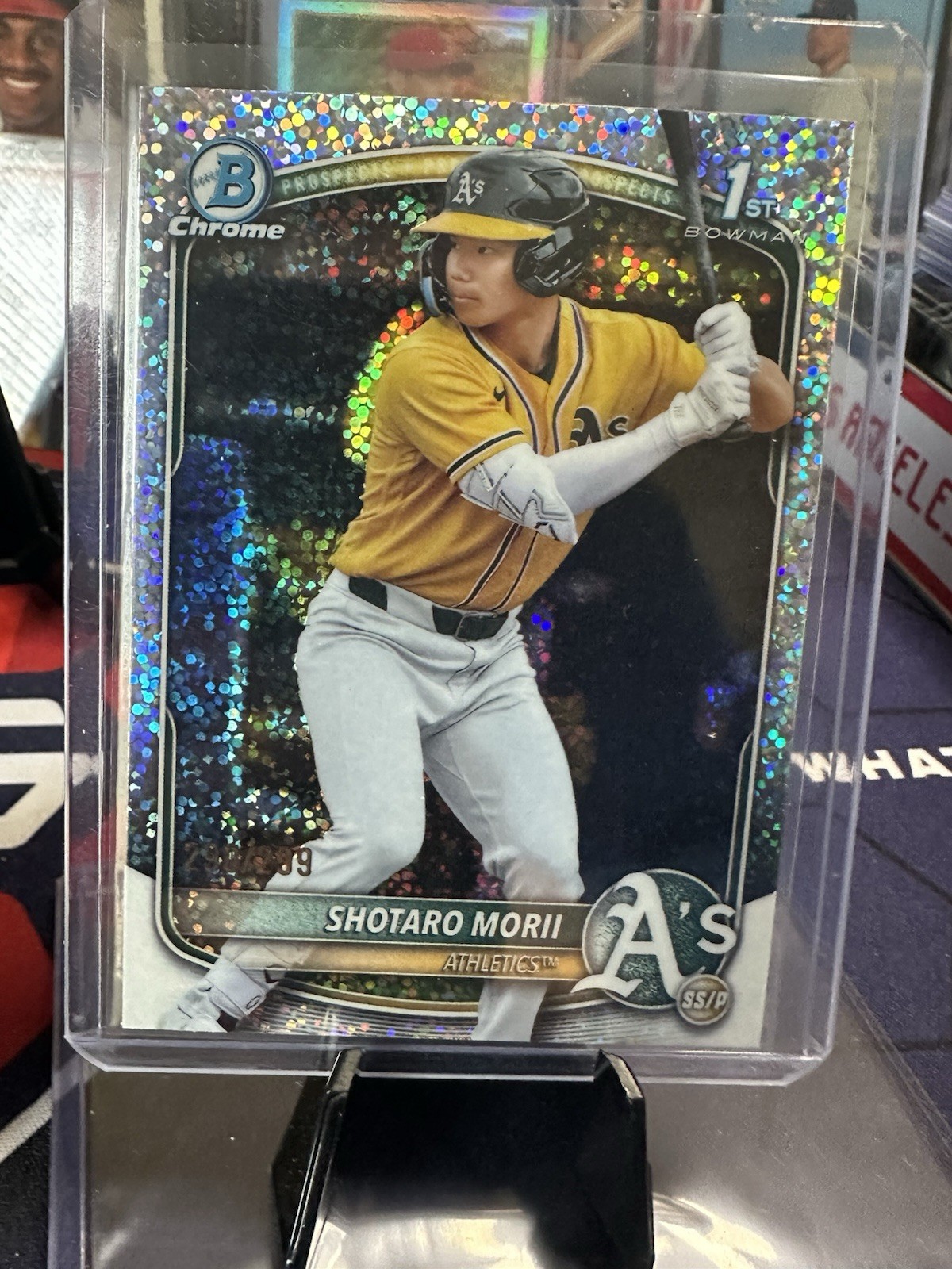 2025 Bowman Chrome Baseball BCP-170 SHOTARO MORII 1st Speckle Refractor /299