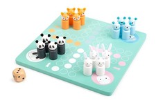 Small Foot 11462 Little Bears Ludo Made of Wood, a Colourful Parlour Game with A