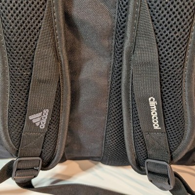 Adidas Load Spring Laptop Backpack Heather Gray Black ClimaCool