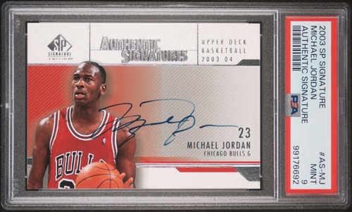 Michael Jordan 2003 SP Signature Authentic Auto PSA 9 💥🐐📈 Autograph 