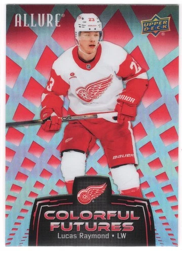 2024-25 Upper Deck Allure Colorful Futures #CF-13 Lucas Raymond Red Wings