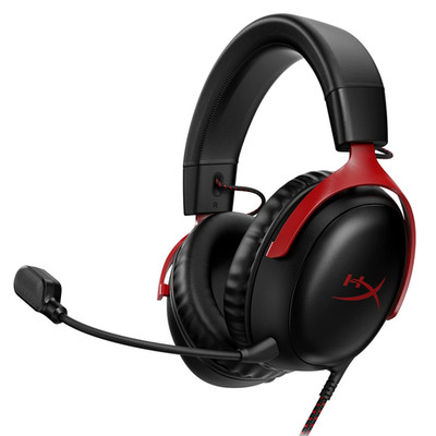 HyperX Cloud III wired - Gaming Headset schwarz-rot +++ NEUWERTIG +++