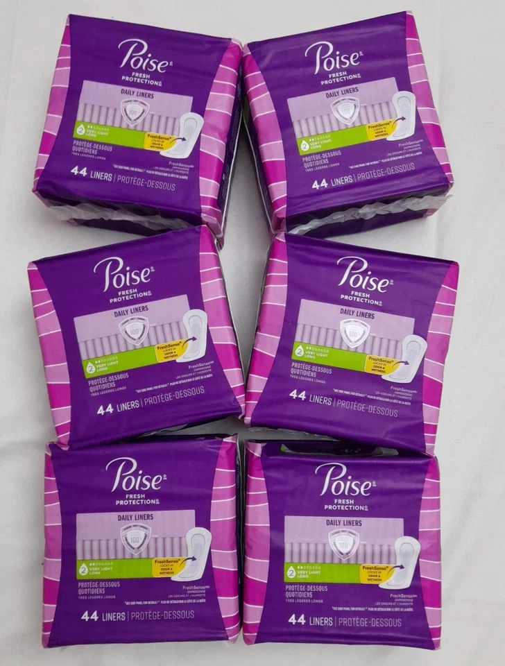 264 almohadillas para incontinencia de equilibrio longitud larga muy ligeras 44 unidades x6 paquetes en total nuevas Foto 3 de 4