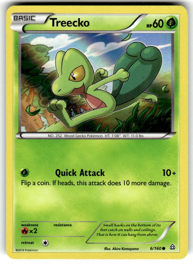 Treecko Holo 6/160 XY - Primal Clash Pokemon NM