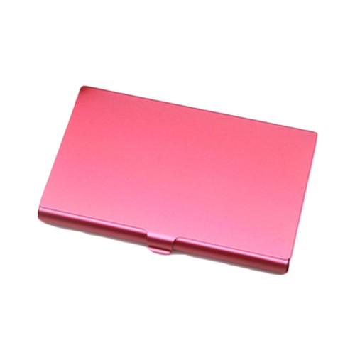 Creative Aluminum Alloy Holder Box Cover Credit Business Card Case ☽ - Picture 12 of 22