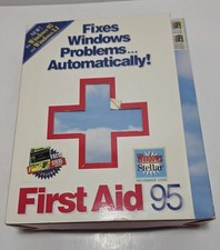 First Aid 95 - Fixes Windows Problems Automatically - 3.5" Disks Software