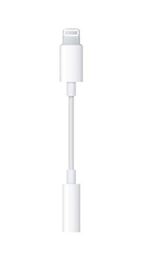 Apple Lightning to 3.5 mm Headphone Jack Adapter White - X001NJJEZ5