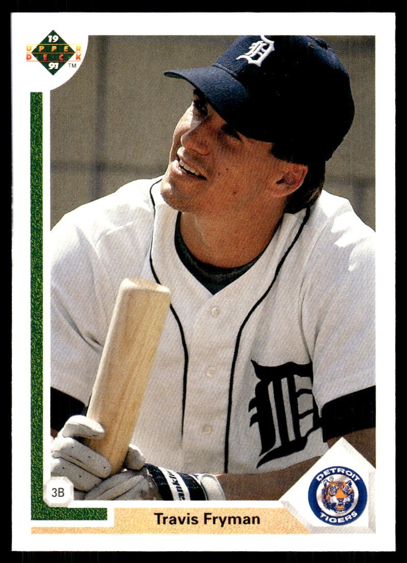 Travis Fryman 1991 Upper Deck #225 Tigers FREE SHIPPING StackedPacks