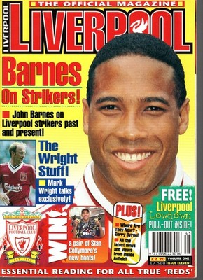 Liverpool Official Magazine Vol 1 Issue 11   John Barnes, Mark Wright