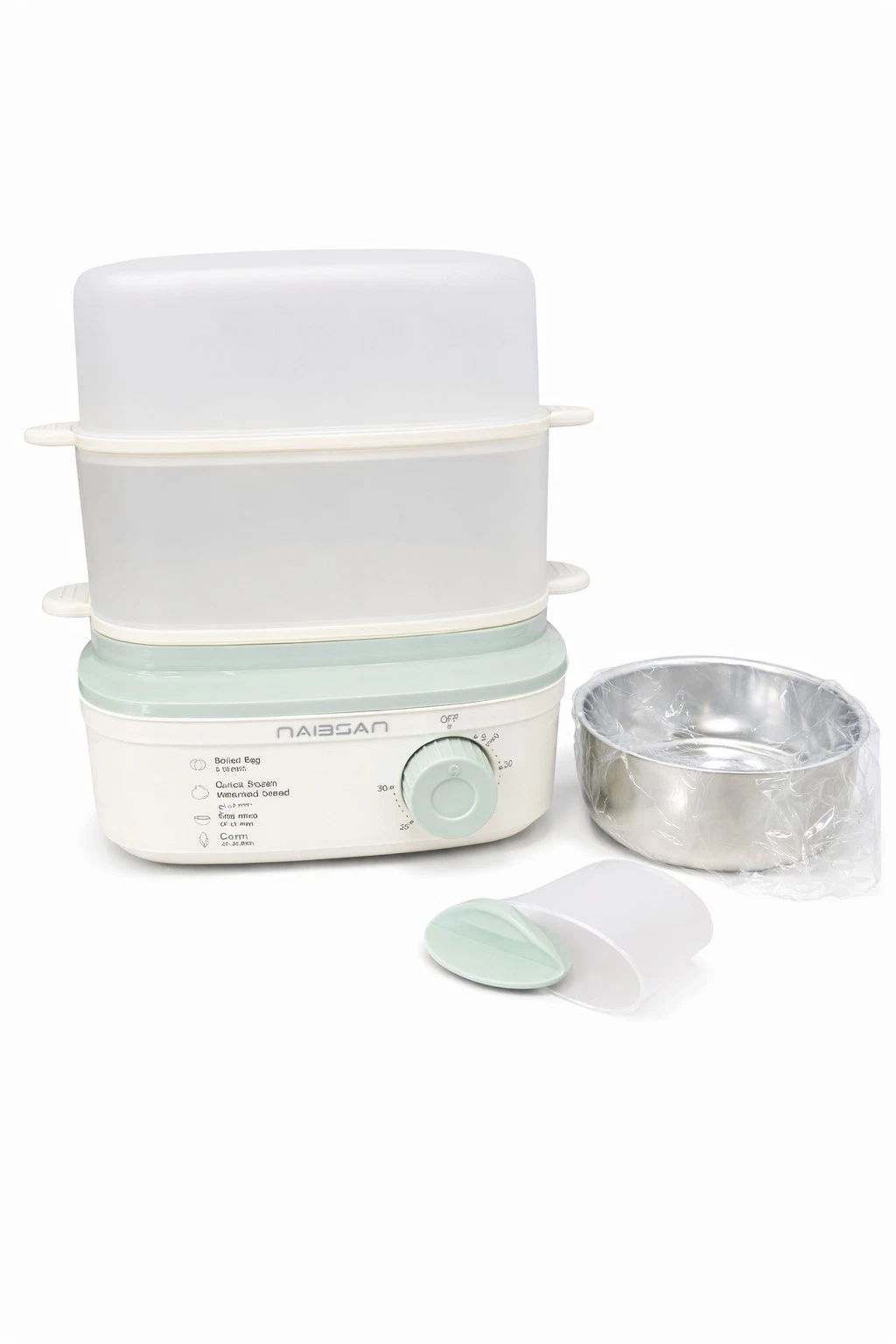 stainless steel egg boiler double Layer cooker