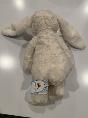 Jellycat Original Bashful Twinkle Bunny Ivory With Stars On Ears