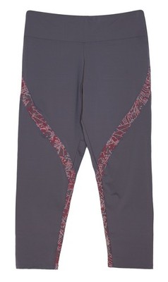 Sloggi Women Move FLOW Light Capri Leggings 6652/GH grau Sport Gym Yoga NEU