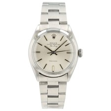 Rolex Air King Silver Dial Stainless Steel 34mm Automatic Men’s Watch 5500