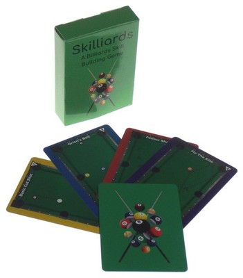 Skilliards Billiards Skill Building Game 52 Cards Solo Multiplayer Family Gift