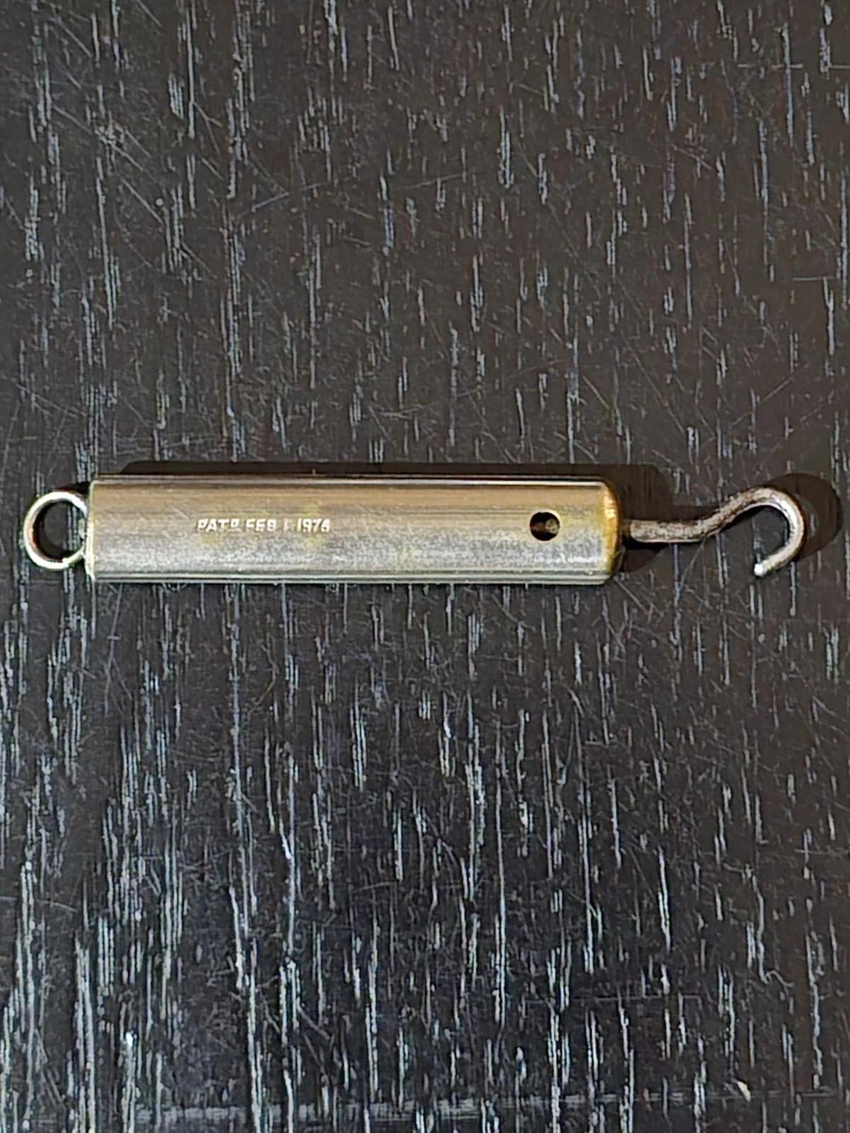 Rare 1876 Patent Retractable Button Hook Travel Glove/Boot Hook Victorian Tool