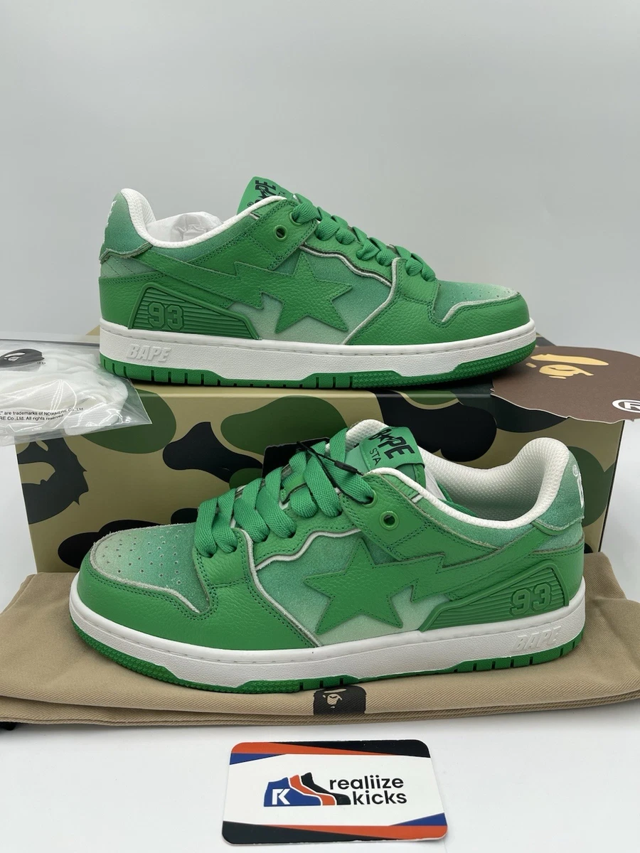 A Bathing Ape BAPE Sk8 Sta Low Green Camo for sale | eBay