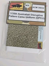 Arms Corps Models ACM35832 Australian Disruptive Pattern  Camo Uniform 1:35