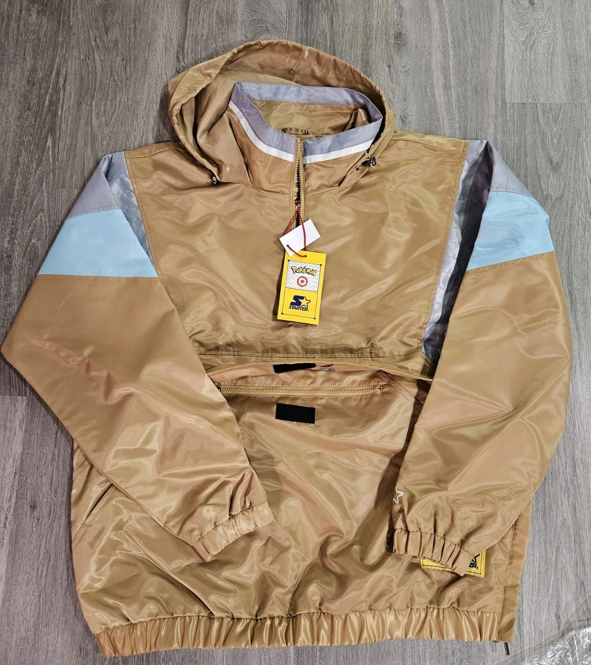 Pokemon Starter Pullover Jacket Gold - Pokemon x Target XL SIZE JOHTO In hand