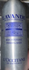 L'Occitane - Lavender Foaming Bath 500ml Bottle 60 Full Used READ