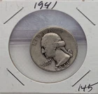 1941-P Philadelphia Mint Silver Washington Quarter Coin 90% Silver