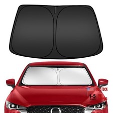 Windshield Sun Shade 2026, Custom Fit Foldable Front for Mazda CX5 2017-2025