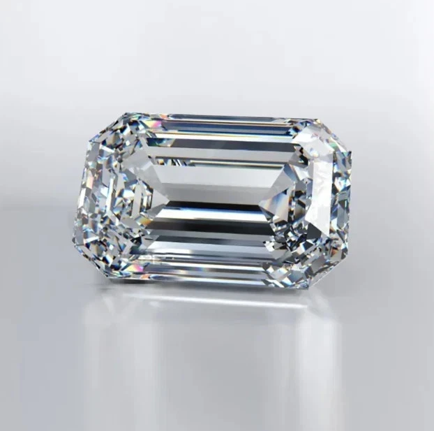 Natural D Color Loose 6 CT Emerald Cut Lab Grown CVD Diamond VVS1 Certified - Image 2 of 4