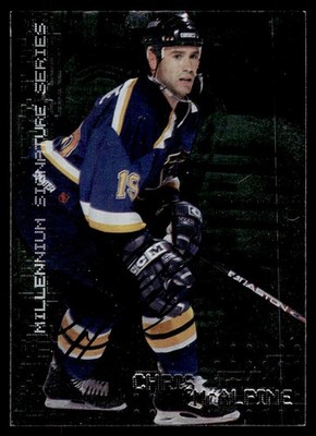 1999-00 Be a Player Millennium Autographs (B) Chris McAlpine Auto St. Louis