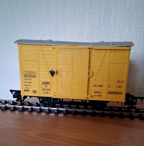 Faller PlayTrain Spur O gelb geschlossener Lieferwagen Code 660300 gebraucht  | Zustand: Used