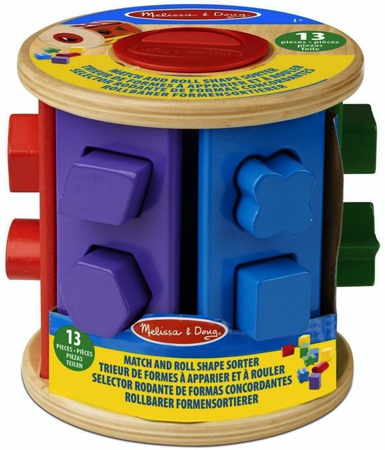 match and roll shape sorter