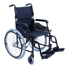 Ultra Lightweight Wheelchair Front Rigging: Elevating Legrest, Color: Black