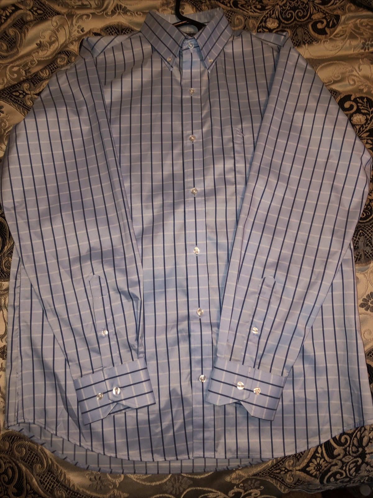 Taylorbyrd Collection Large Button Down Striped S… - image 1
