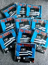 10x FBI Female Body Inspector Waistcoat Vest Hi Vis Fancy Dress Stag Night Party