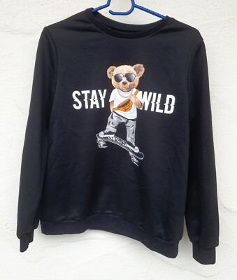 Kids Teen Boys Girls Jumper Teddy Bear Size 13/14 Y Shein As New (1370)