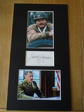 Larry Hagman Genuine Signed Authentic Autograph - UACC / AFTAL.