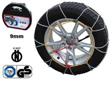 CATENE DA NEVE AUTO 9MM OMOLOGATE TUV GRUPPO 7.5 195/50 205/45 215/40 R15