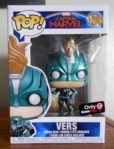 gamestop captain marvel pop