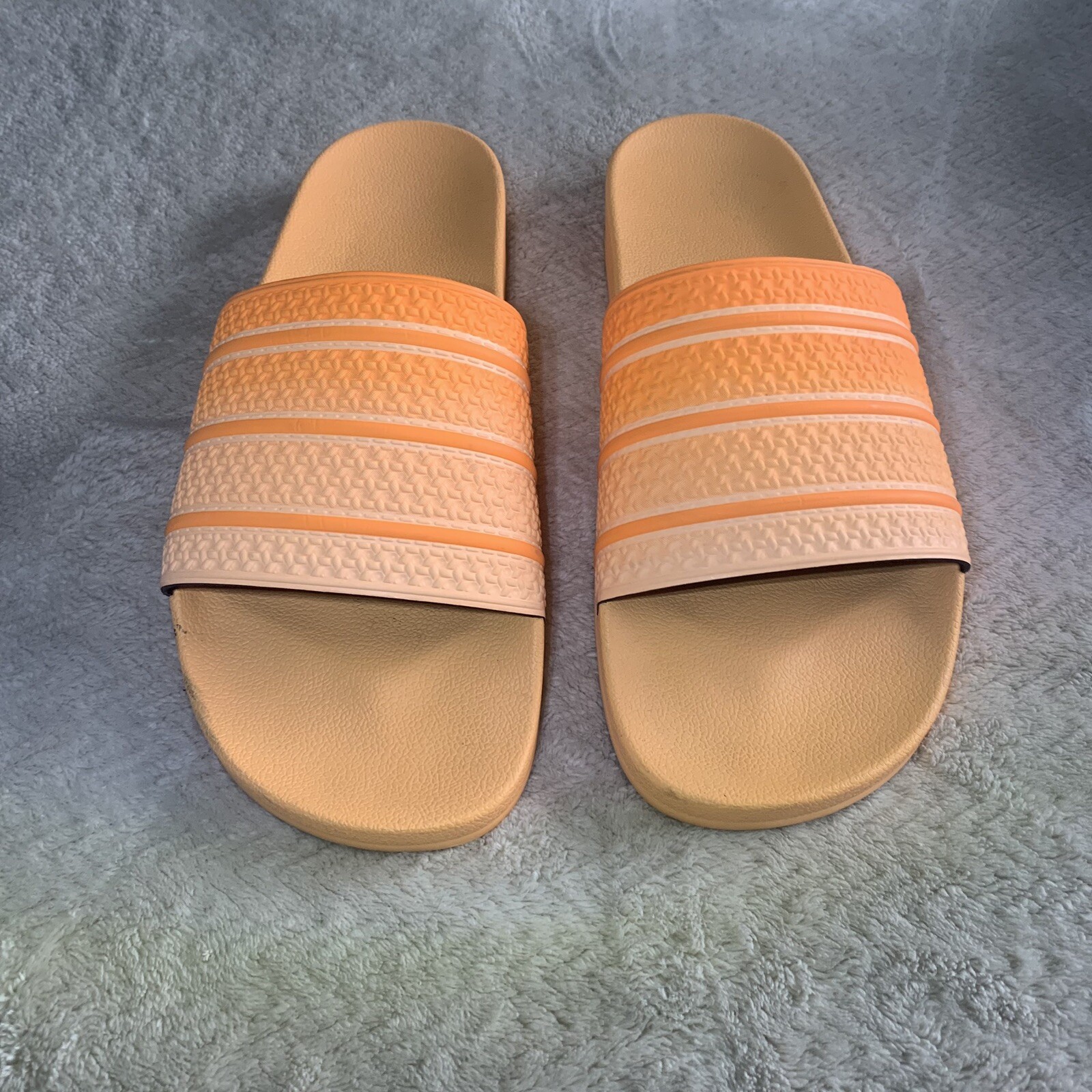 PANTOFOLA D’ORO Adidas Originals Adilette Ciabatte Sportive Casual Arancione Uomo Taglia 14 HP4314