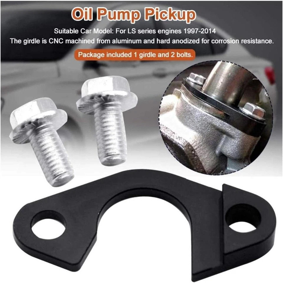Billet Oil Pump Pickup Tube Girdle Brace Hold Down GEN III IV LS1 LS2 LS3 AU NEW - image 2 of 4