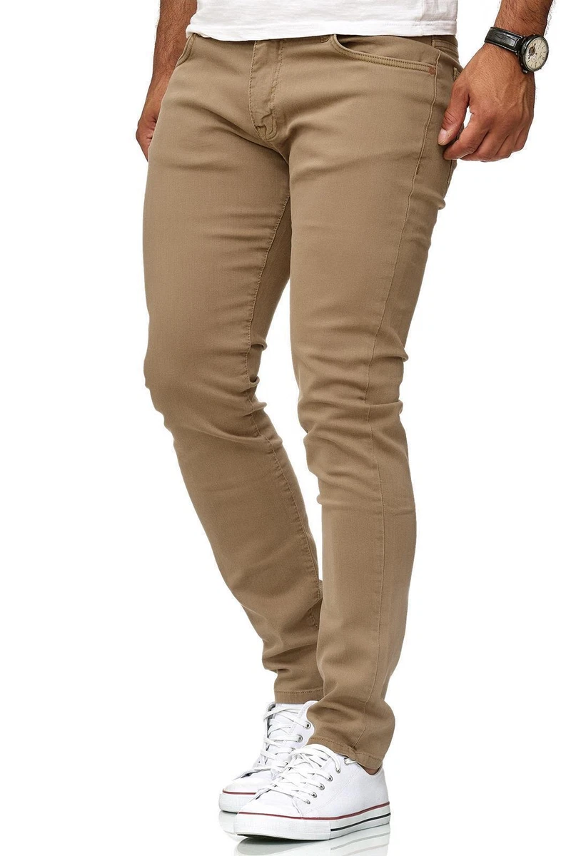 Redbridge Men's Jeans Trousers Coloured Slim-Fit Skinny Men's Denim Pants
