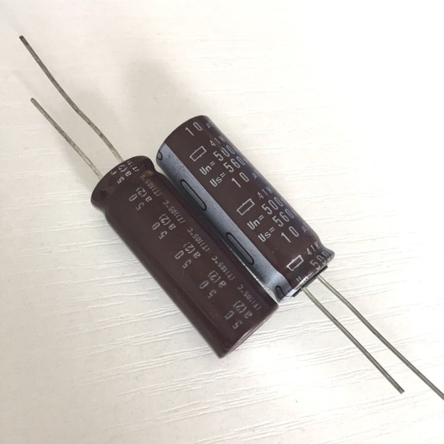 10pcs 500V 10uF 500V NCC 41W 12.5X35mm Aluminum Electrolytic Capacitor