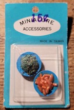 Vtg. Dollhouse Miniature Accessories - Peas  Carrots - NOS