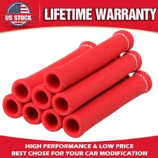 2500° Spark Plug Wire Boots Heat Shield Protector Sleeve Cover For SBC BBC 350