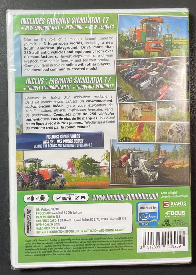 Farming Simulator 17 [ Platinum Edition ] (PC / DVD-ROM) NEW - Image 2 of 4