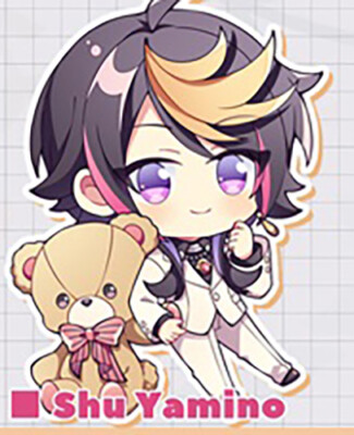 Nijisanji EN Luxiem Vtuber Shu Yamino Double Sided Acrylic