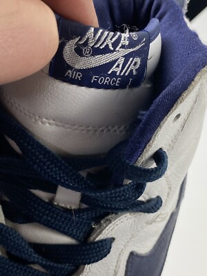 Nike Air Force 1 High Top Shoes 20th Anniversary 2002 Blue 11.5