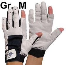 BluePort Roadie Handschuhe Leder Gr. M / 8 mit Finger Rigger Gloves Bühnenbau
